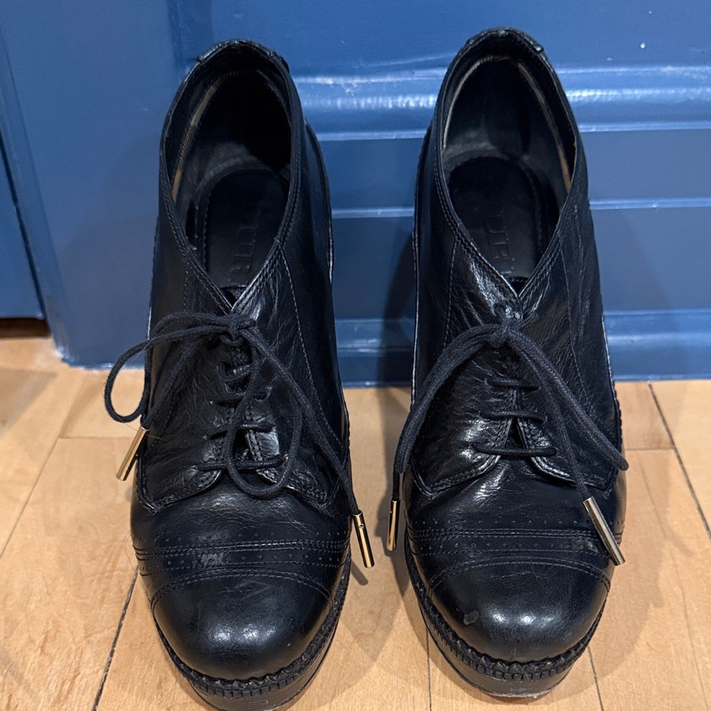 Burberry Bridle Leather Heddington 115 Ankle Boot